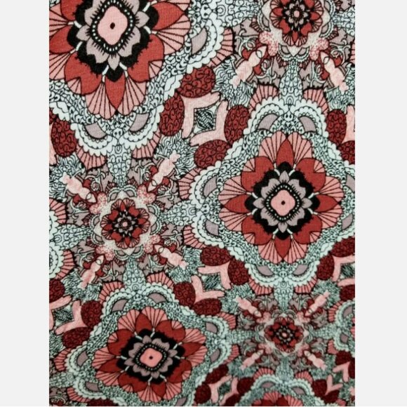 Rue 21 Mandala Medallion Print Dress - Lace UP, Stretch, 3/4 sleeves - Picture 7 of 9